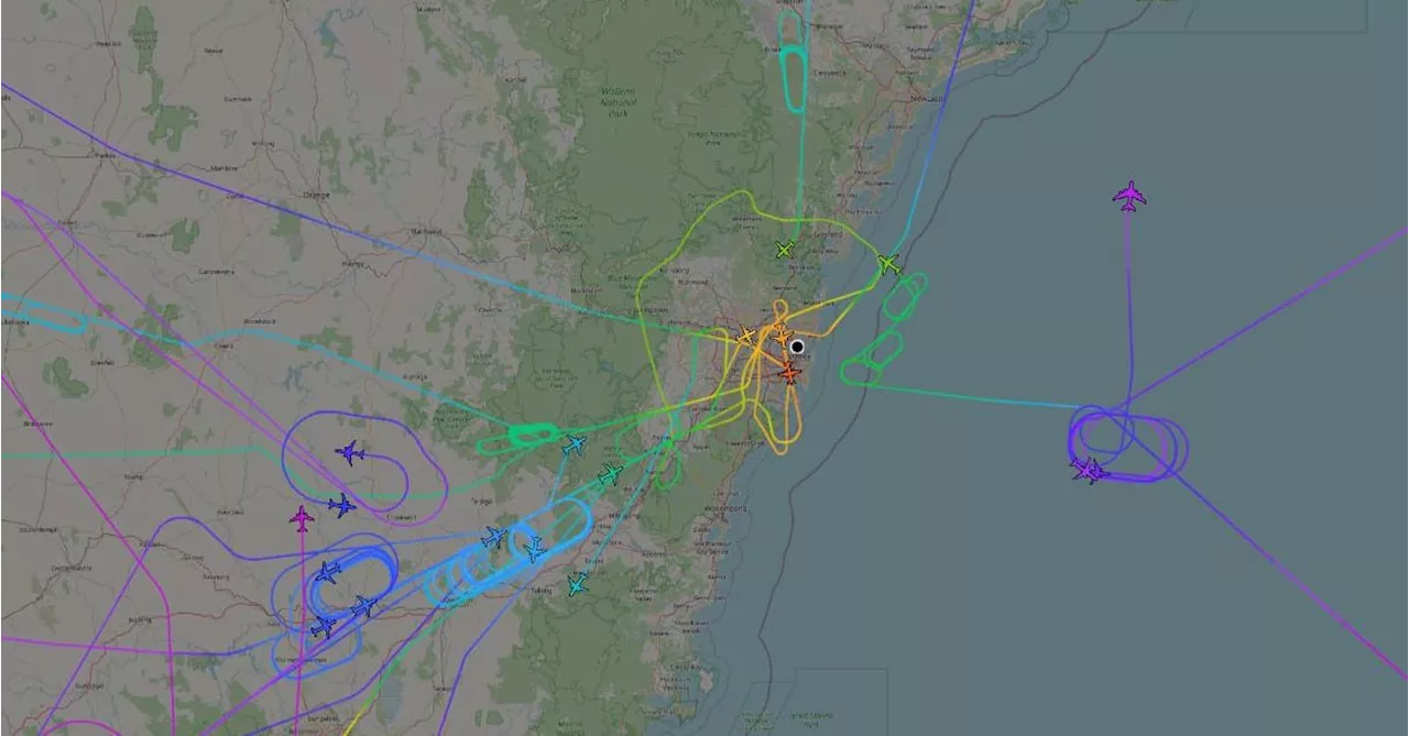 Severe thunderstorms cause flight delays and cancellations in Sydney