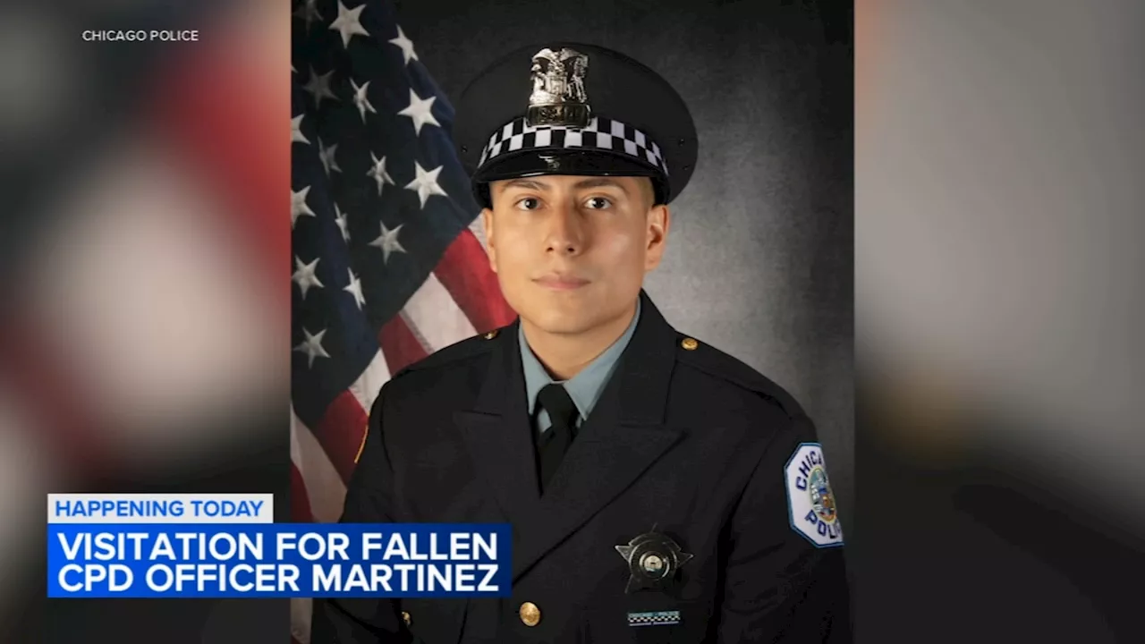 Family, community pay respects at visitation for fallen CPD Officer Enrique Martinez