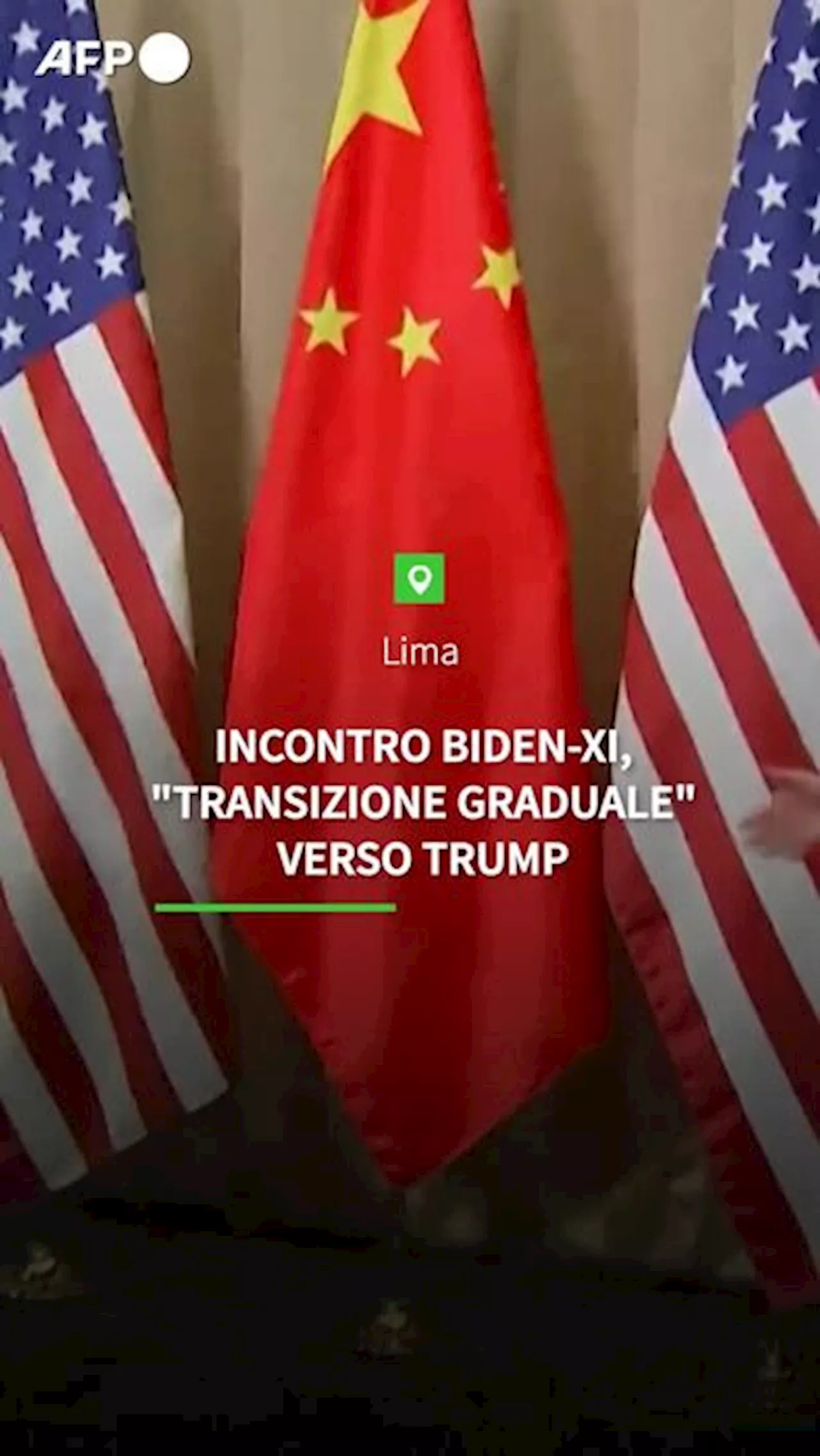 Incontro Biden-Xi, una 'transizione graduale' verso Trump