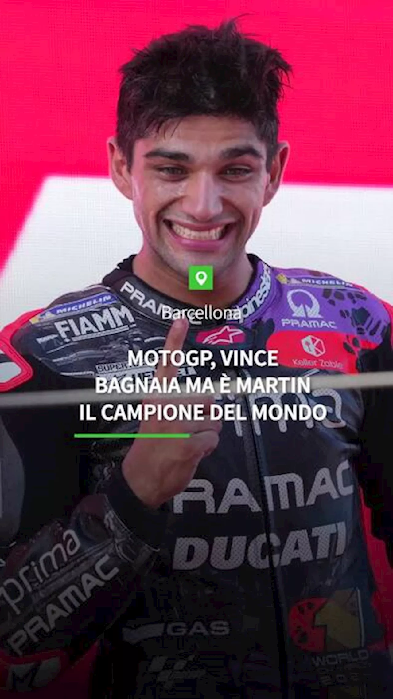 Motogp, vince Bagnaia ma Martin e' campione del mondo