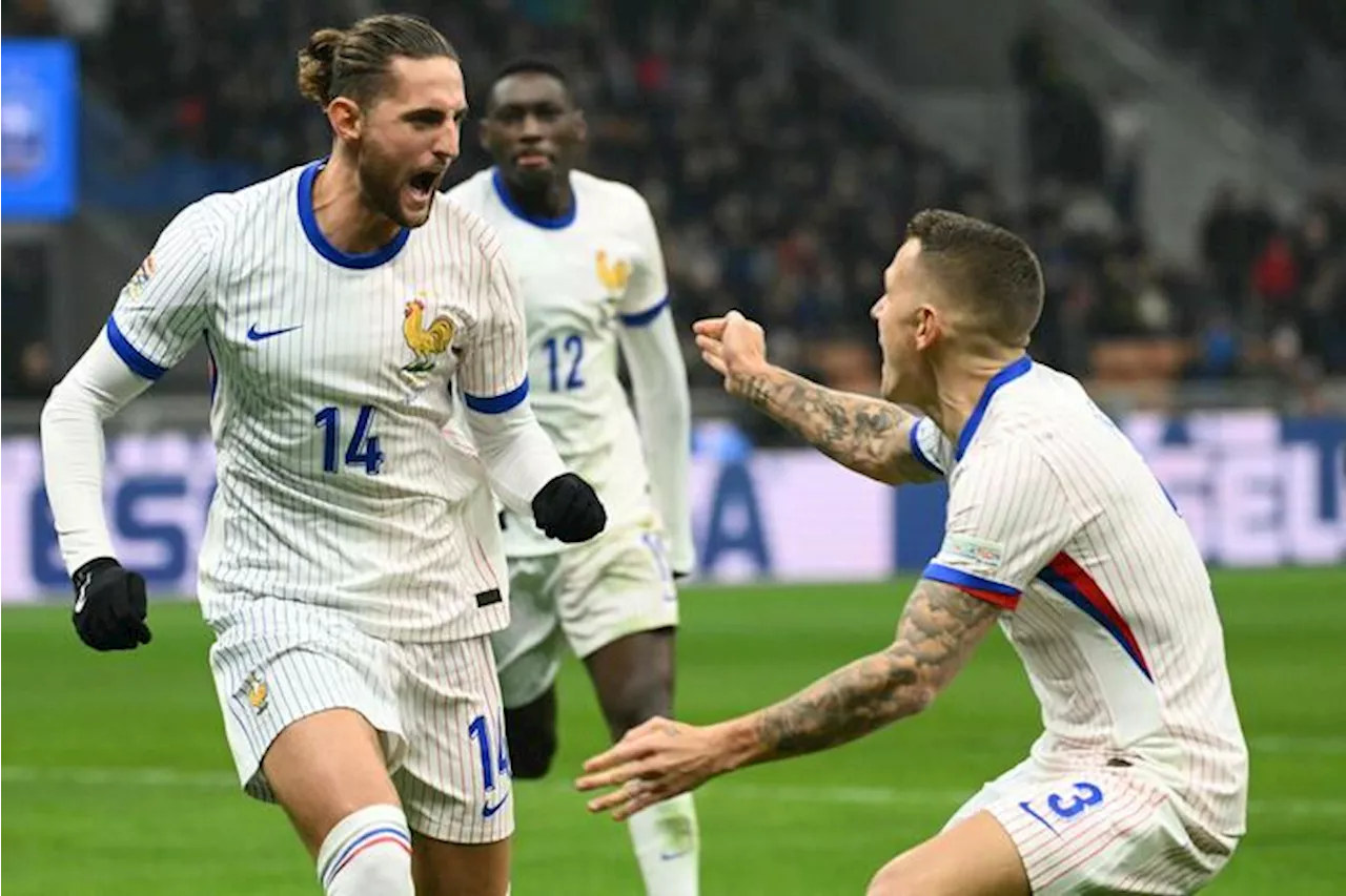 Nations League: Italia-Francia 1-3, Bleus primi nel girone