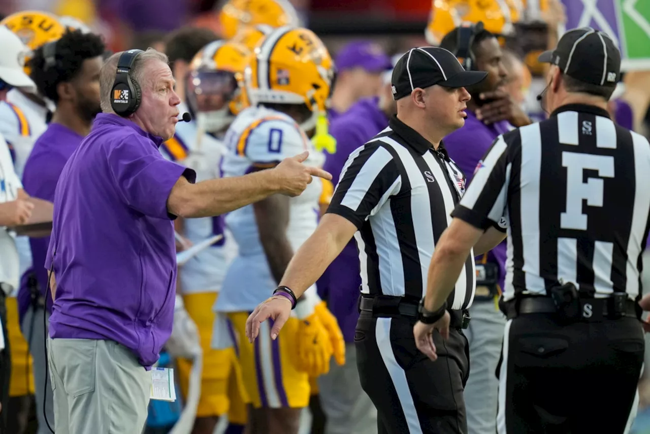 Finebaum reacts to LSU’s Brian Kelly dressing down player, getting yelled out by another