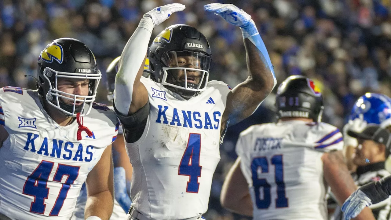 Kansas upsets No. 7 BYU 17-13, handing the Cougars their first loss of the season