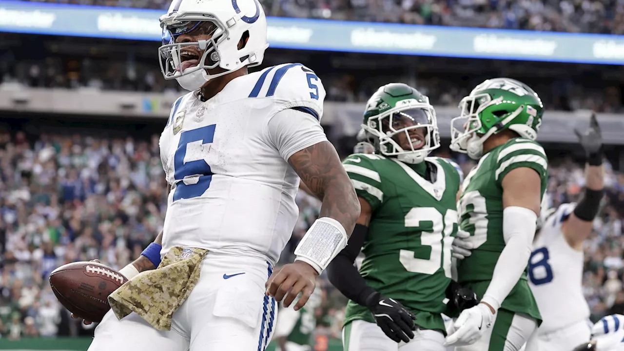 Richardson's late TD run leads Colts to a 28-27 victory over Rodgers and the Jets