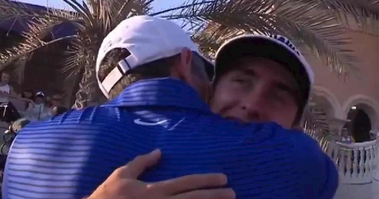 Rory McIlroy shares touching moment with Tom McKibbin after Dubai double act