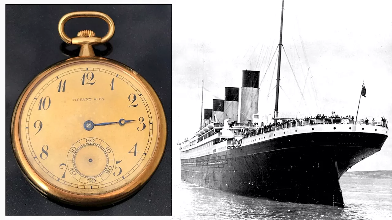 Titanic: Goldene Uhr bei Auktion für Rekordpreis versteigert