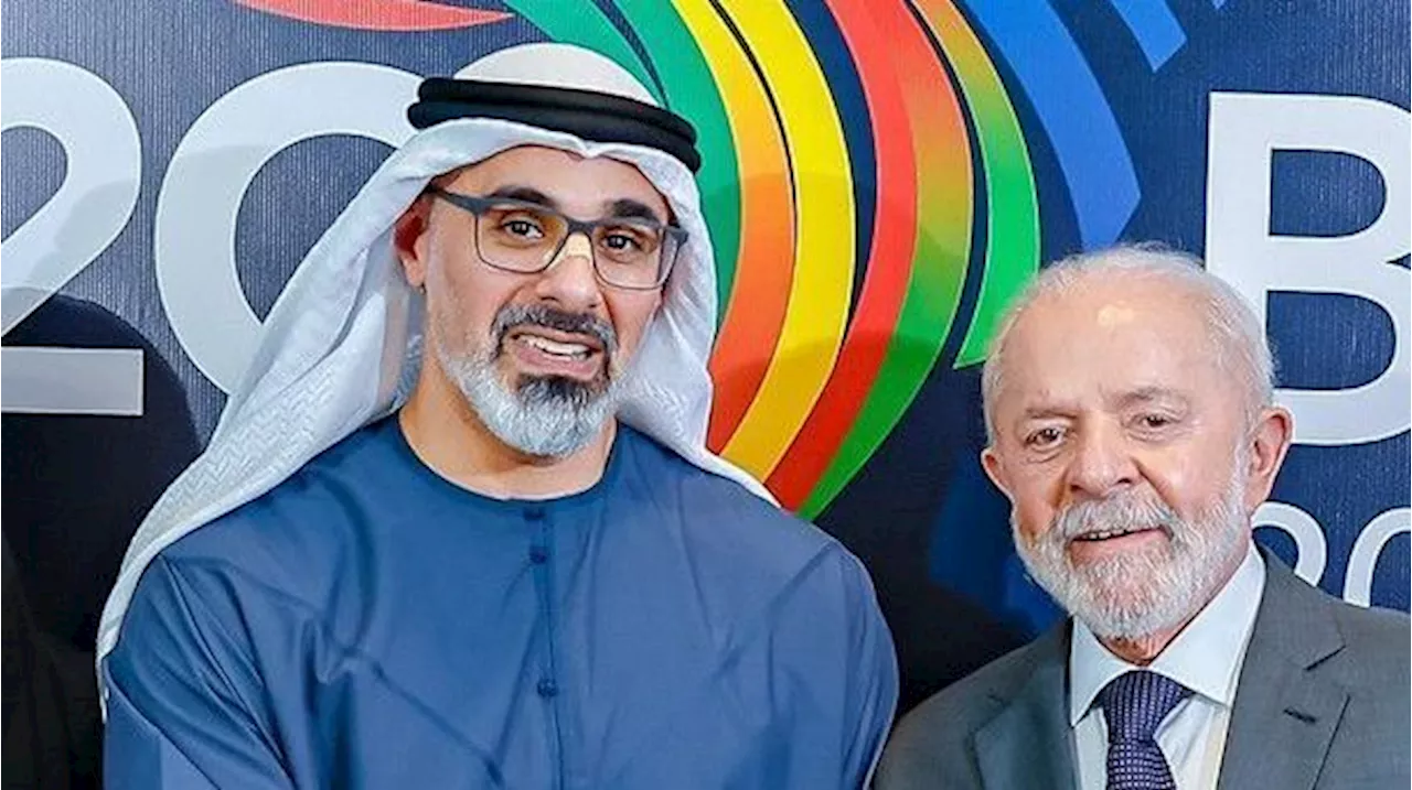 Investimento no Brasil é foco de conversa entre Lula e príncipe de Abu Dhabi