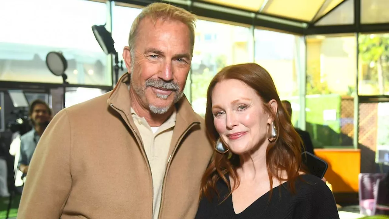 Kevin Costner mingles with Julianne Moore at Deadline event after Yellowstone exit drama