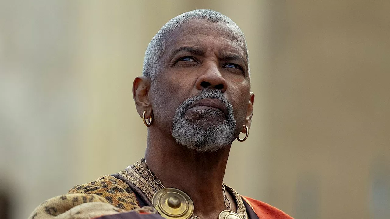 Gladiator II critics declare Denzel Washington 'steals the entire picture' thanks to his 'pure camp'...