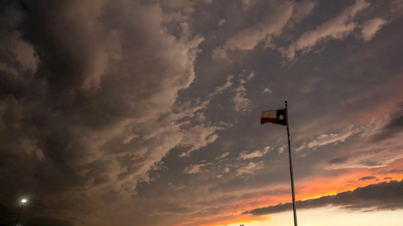 Storm chances on the rise by Sunday evening as a storm system approaches North Texas