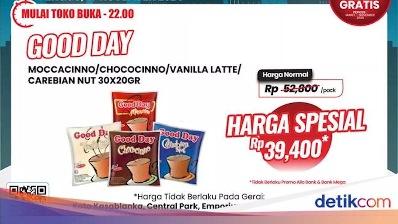 Aneka Kopi di Transmart Full Day Sale Diobral Murah Meriah, Mulai Rp 39 Ribuan