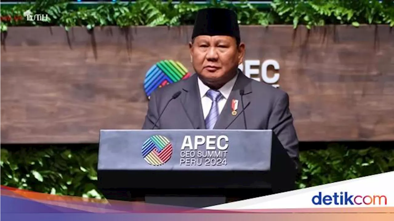 Di Hadapan Para CEO Forum APEC, Prabowo: Saya Lindungi Semua Investasi!