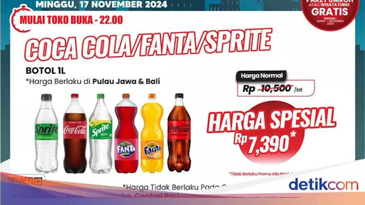 Transmart Full Day Sale Kasih Diskon Jumbo buat Minuman Ringan Nih