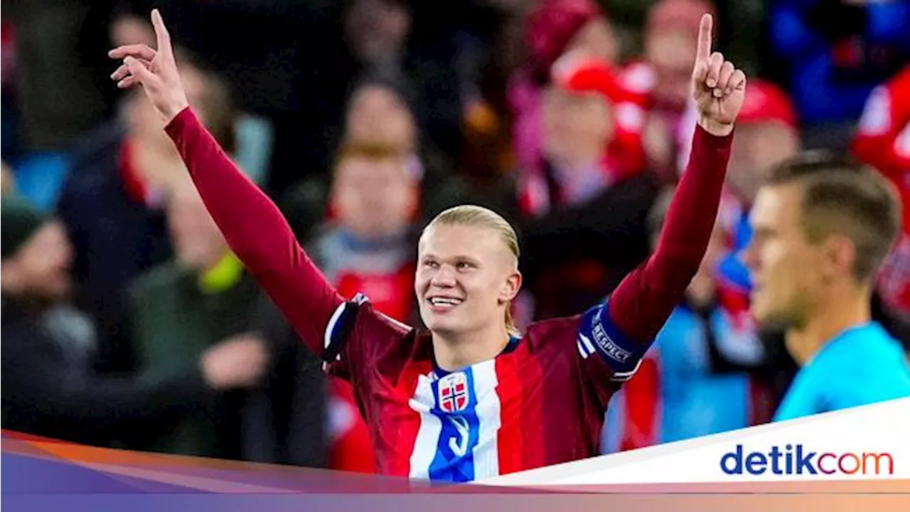 UEFA Nations League: Hat-trick Haaland Bawa Norwegia Promosi ke Liga A