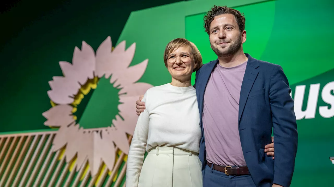 Bundesdelegiertenkonferenz - Brantner und Banaszak zu Vorsitzenden der Grünen gewählt