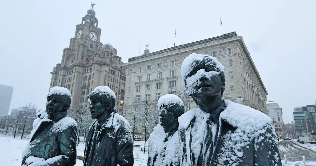 Map shows where in Merseyside will be hit by snow