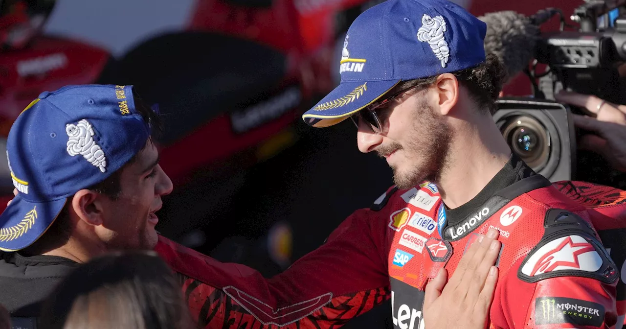 Bagnaia dopo la sconfitta nel Mondiale: 'Sono sereno, più di così non si poteva fare. Martin gran pilota'