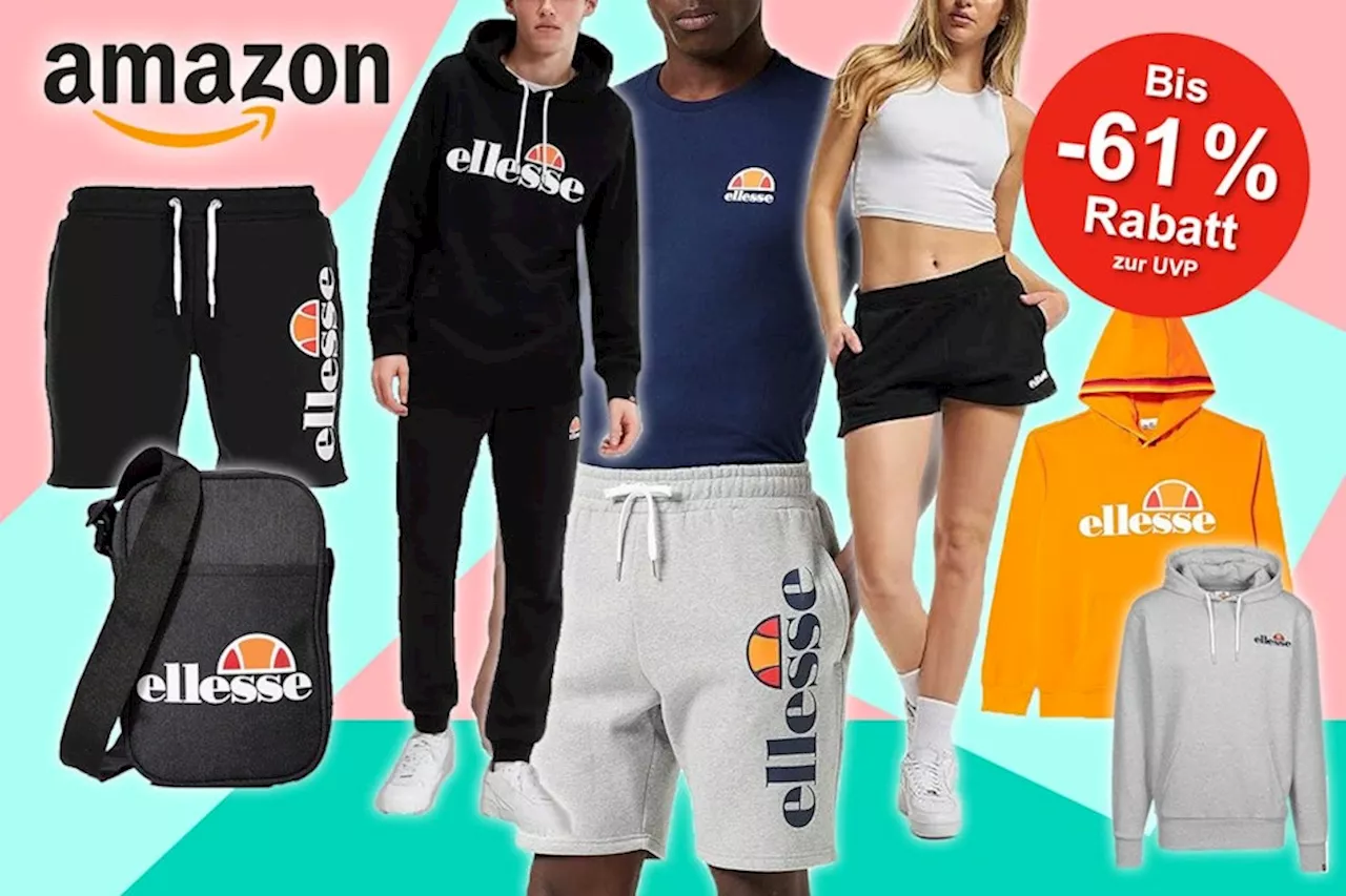 Mega Ellesse Sale bei Amazon: Jetzt bis zu 61% Rabatt auf die trendige Fashion-Marke sichern!