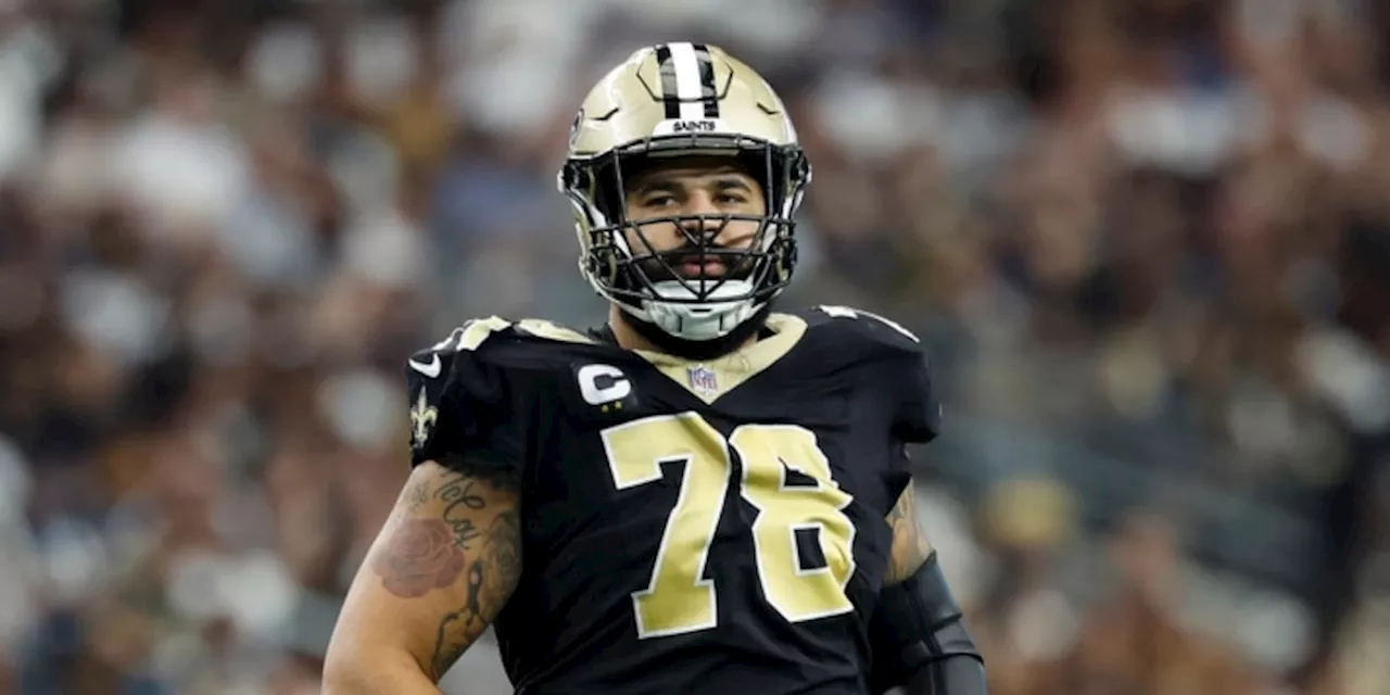 Center Erik McCoy returns; Werner, McKinstry also active for Saints on Sunday