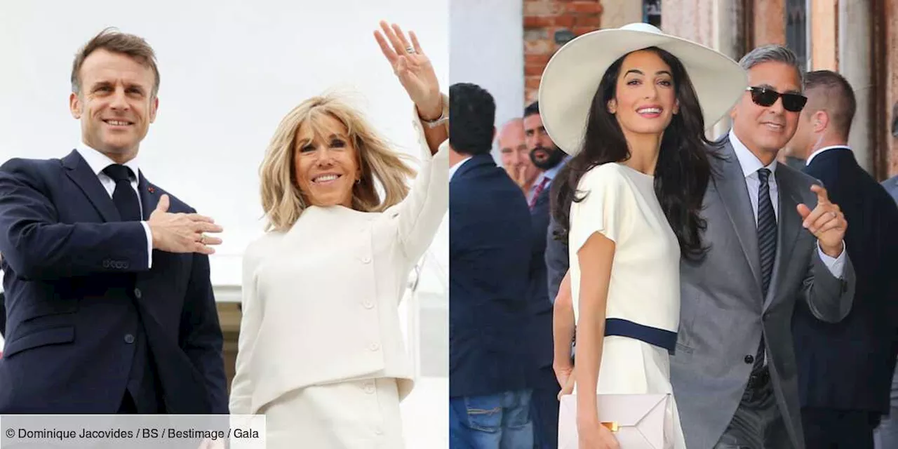 – Emmanuel et Brigitte Macron, George et Amal Clooney… ces couples se sont mariés en hiver