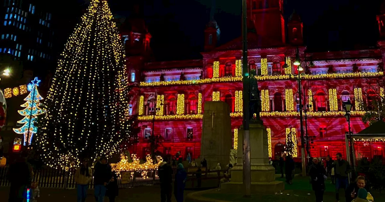 Glasgow Christmas Light Switch On as 10,000 fill George Square