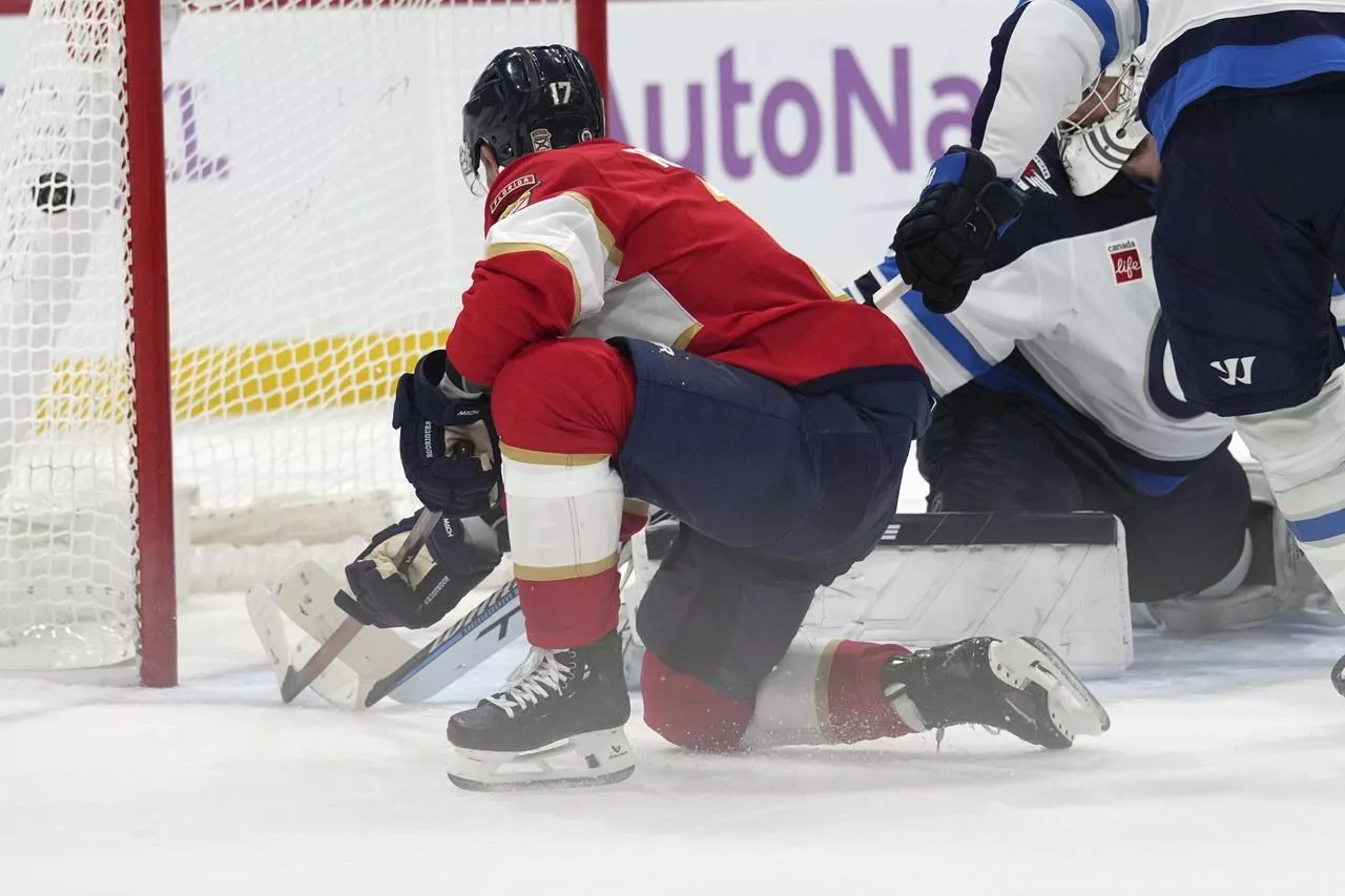 Florida Panthers beat NHL-leading Winnipeg Jets 5-0