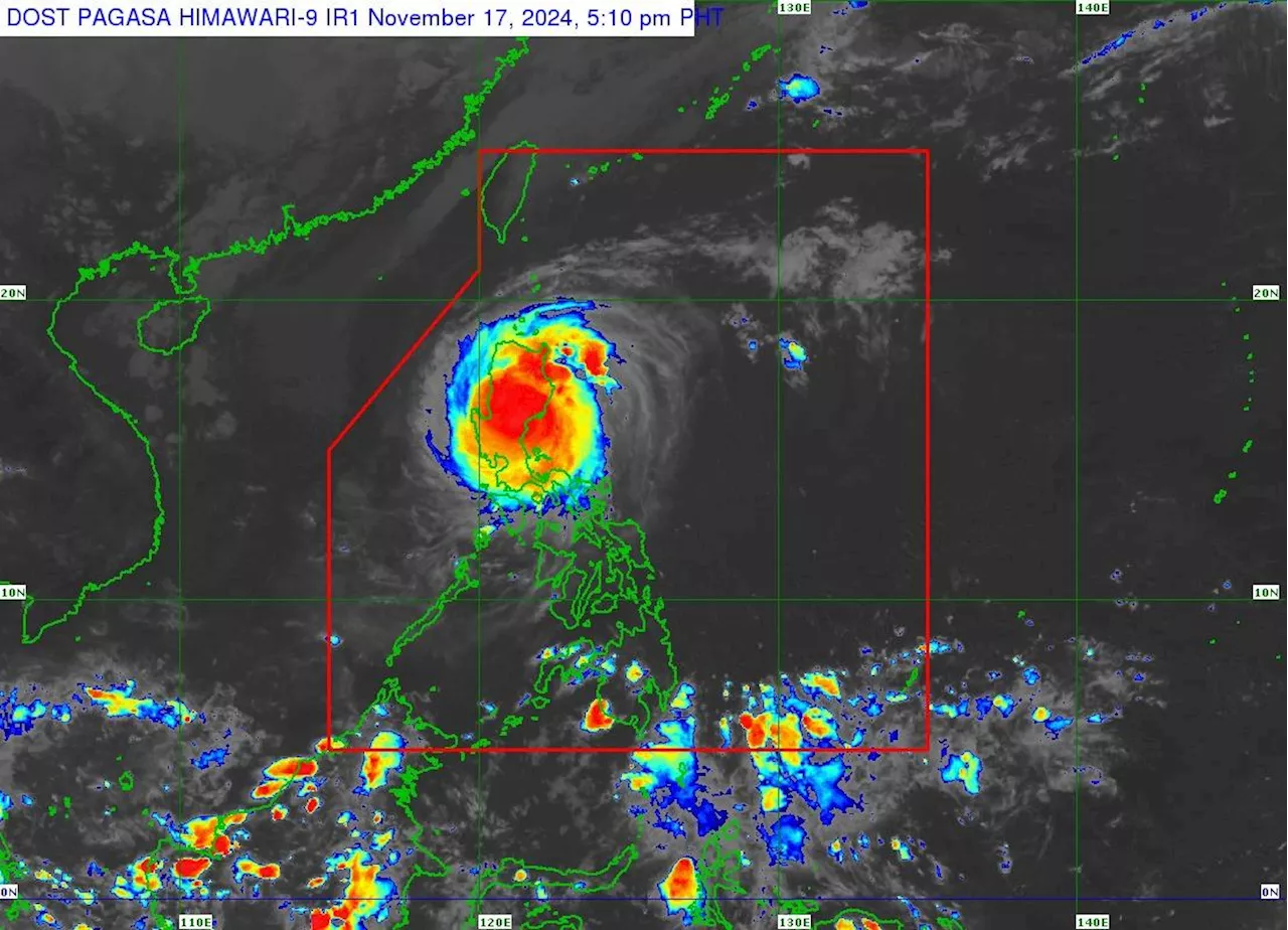 Pepito over Quirino after landfall near Dipaculao, Aurora; Signal No. 5 in 3 areas