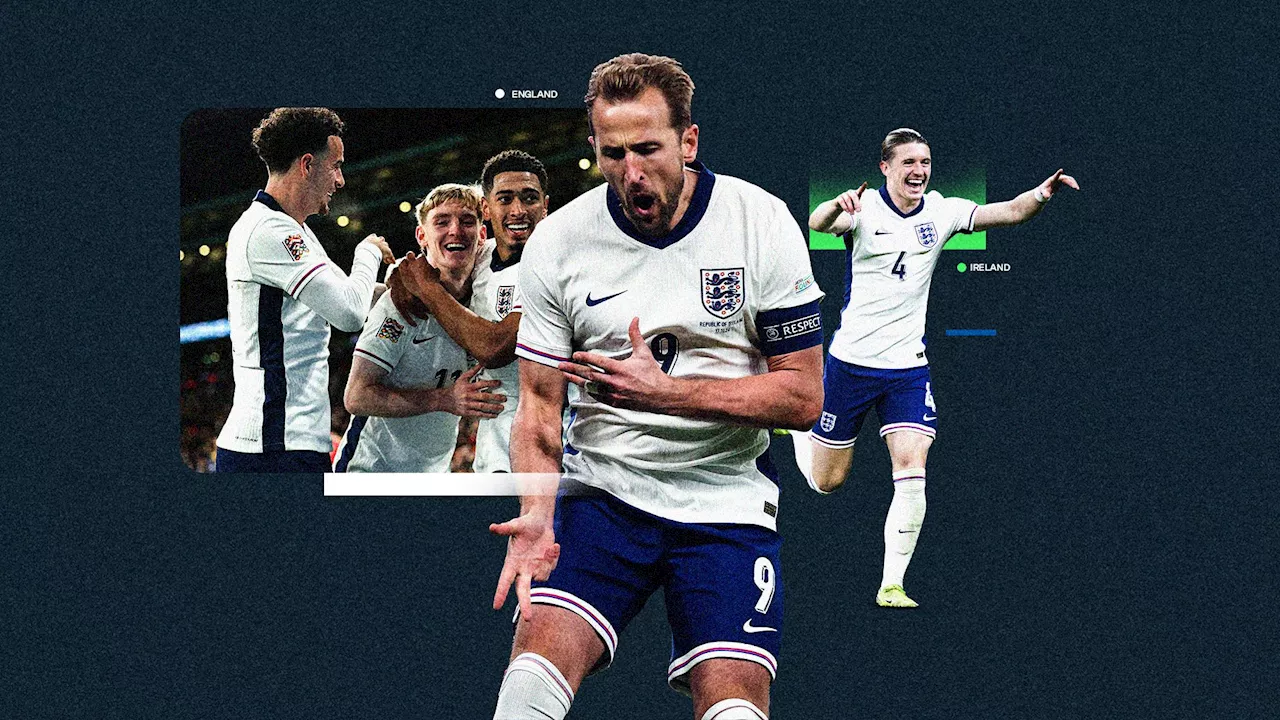 England player ratings vs Ireland: Harry Kane the lock-picker! Captain's perfect pass opens Three Lions floodgates as Jude Bellingham and Conor Gallagher impress to secure Nations League promotion in style