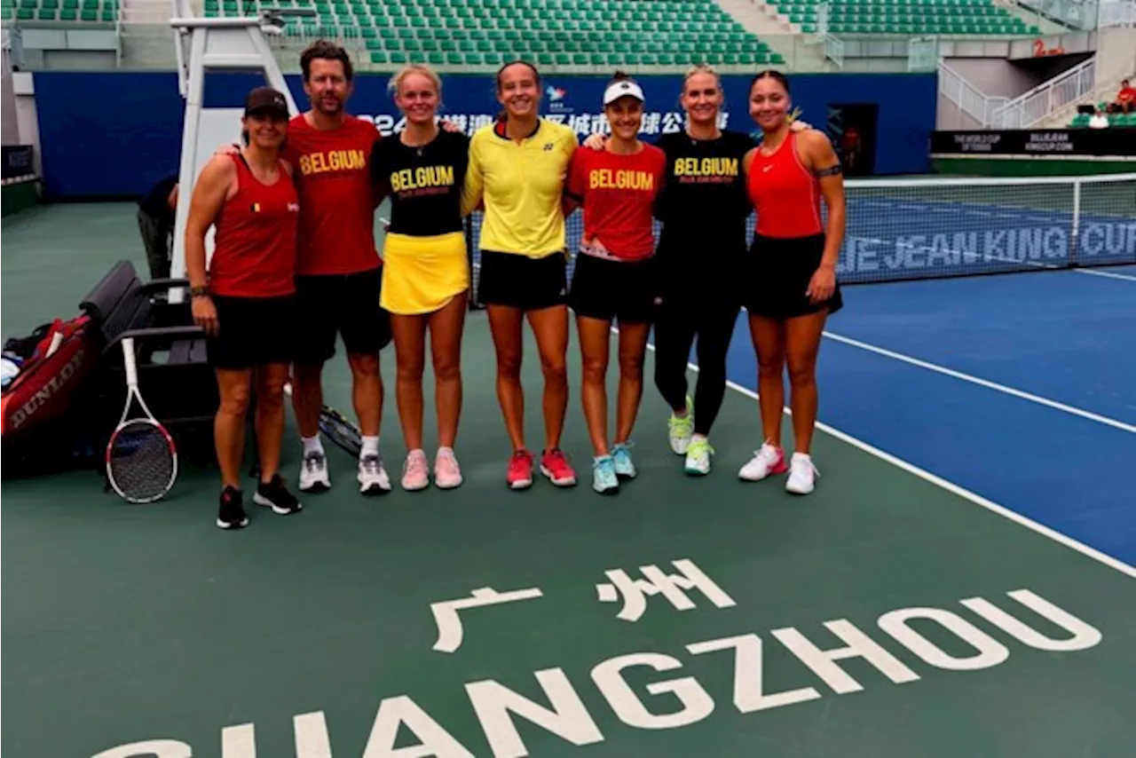 Geen ultieme comeback in Billie Jean King Cup: Belgische tennisvrouwen verliezen beslissend dubbelduel en degr