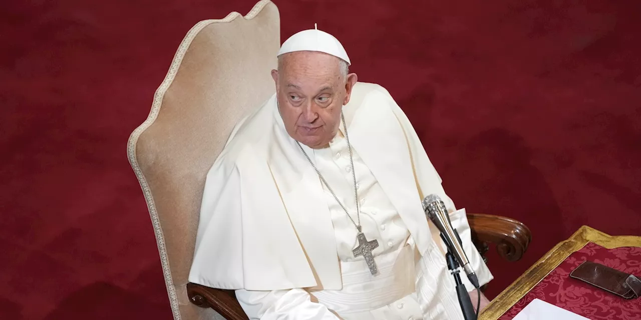 Papa Francesco dice che «bisognerebbe indagare» per determinare se a Gaza sia in corso un genocidio