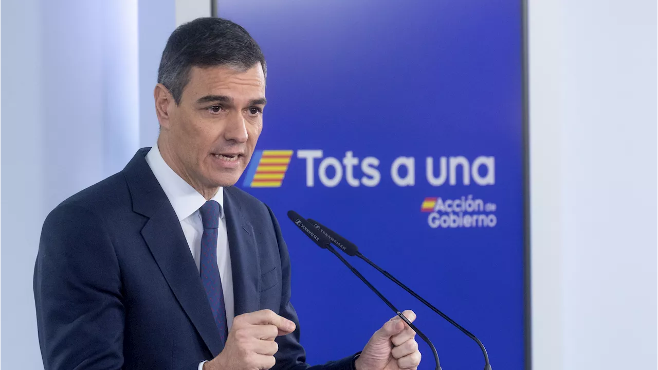 Pedro Sánchez pide comparecer en el Congreso para informar sobre la gestión de la DANA