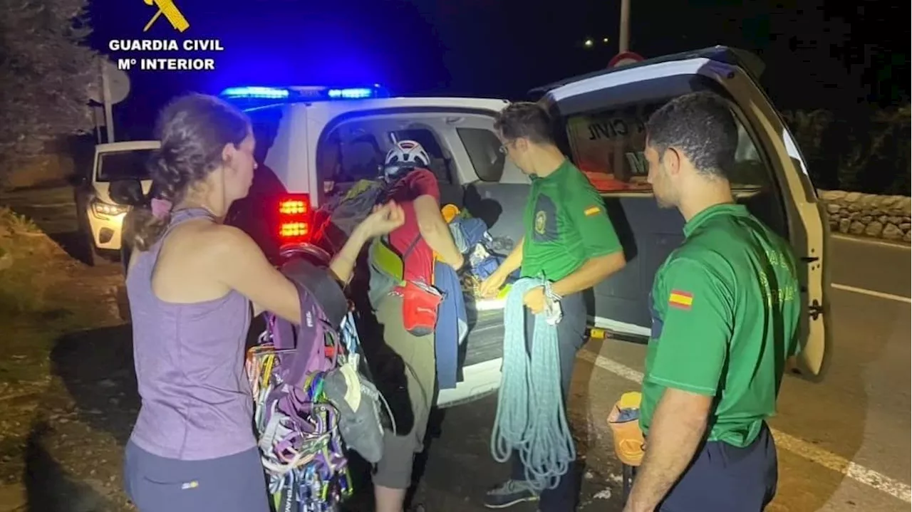 Rescatan a una pareja de escaladores a 250 metros de altura en Mallorca