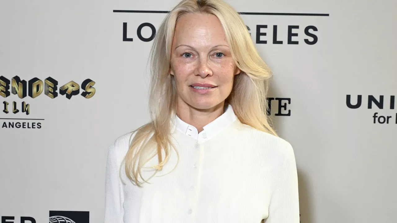 Pamela Anderson Latest Winter-White Look Included This Divisive Y2K Top