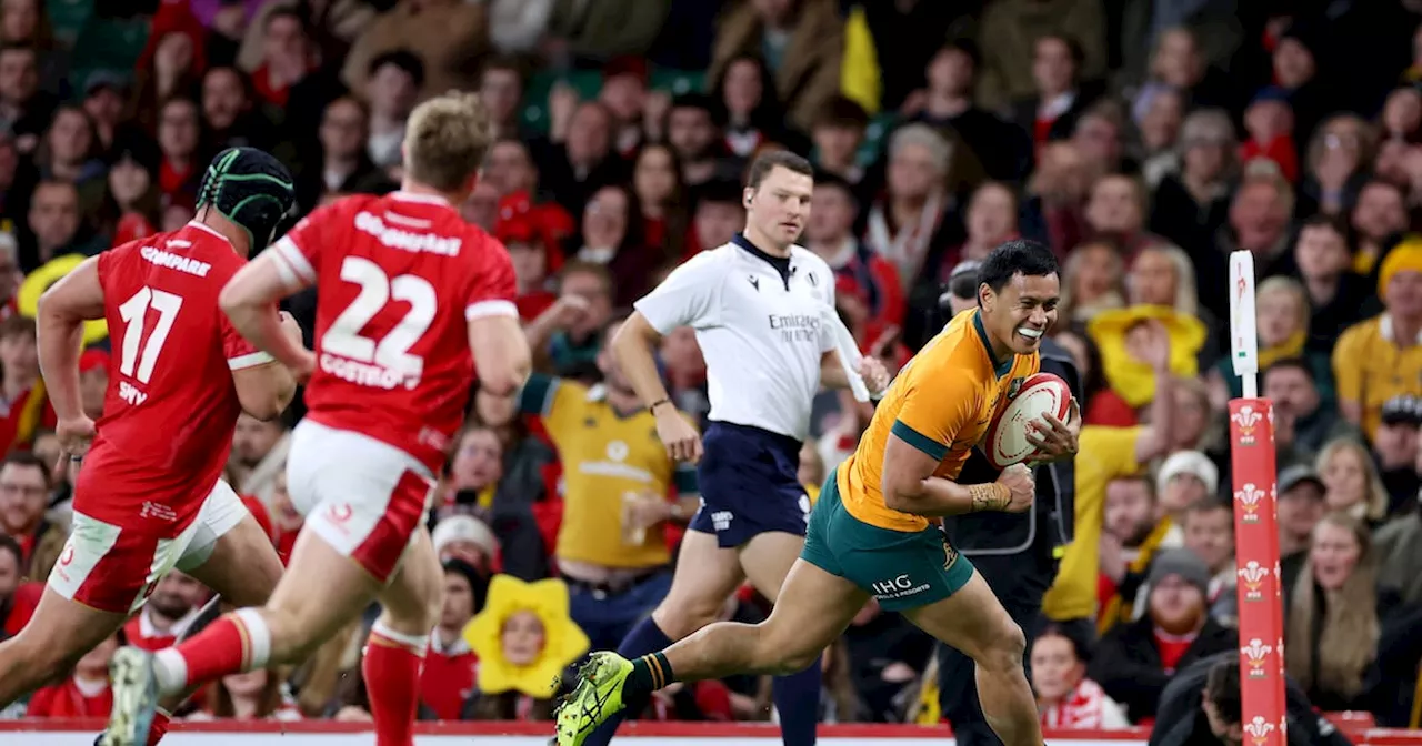 Rampant eight-try Australia condemn Warren Gatland’s Wales to 11th straight defeat