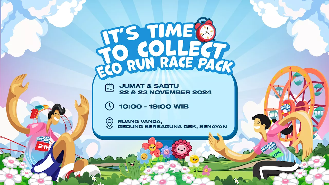 Pertamina Eco RunFest 2024 Siap Digelar, Ini Jadwal Pengambilan Race Pack Collection