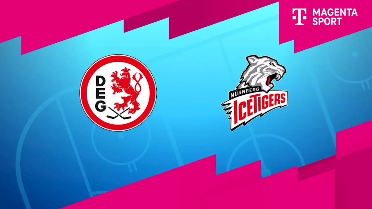 Highlights von Düsseldorfer EG - Nürnberg Ice Tigers