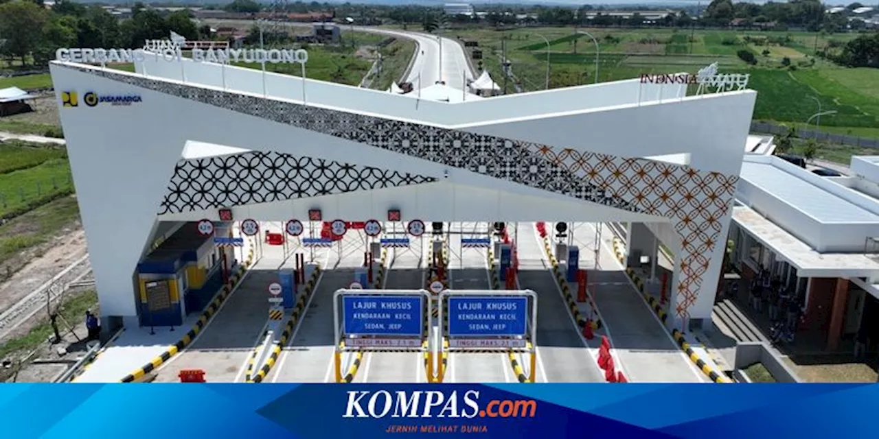 Saat Nataru, Pemudik Bisa Lintasi Tol Klaten-Prambanan