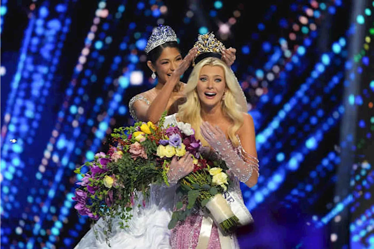 Victoria Kjær Theilvig of Denmark is crowned the 73rd Miss Universe