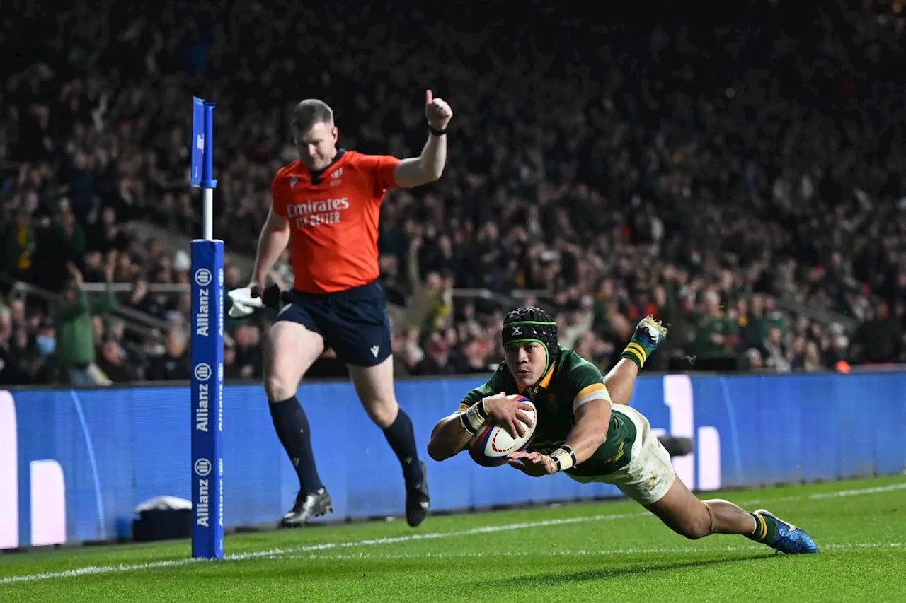 Rugby: l'Angleterre valeureuse mais battue par l'Afrique du Sud