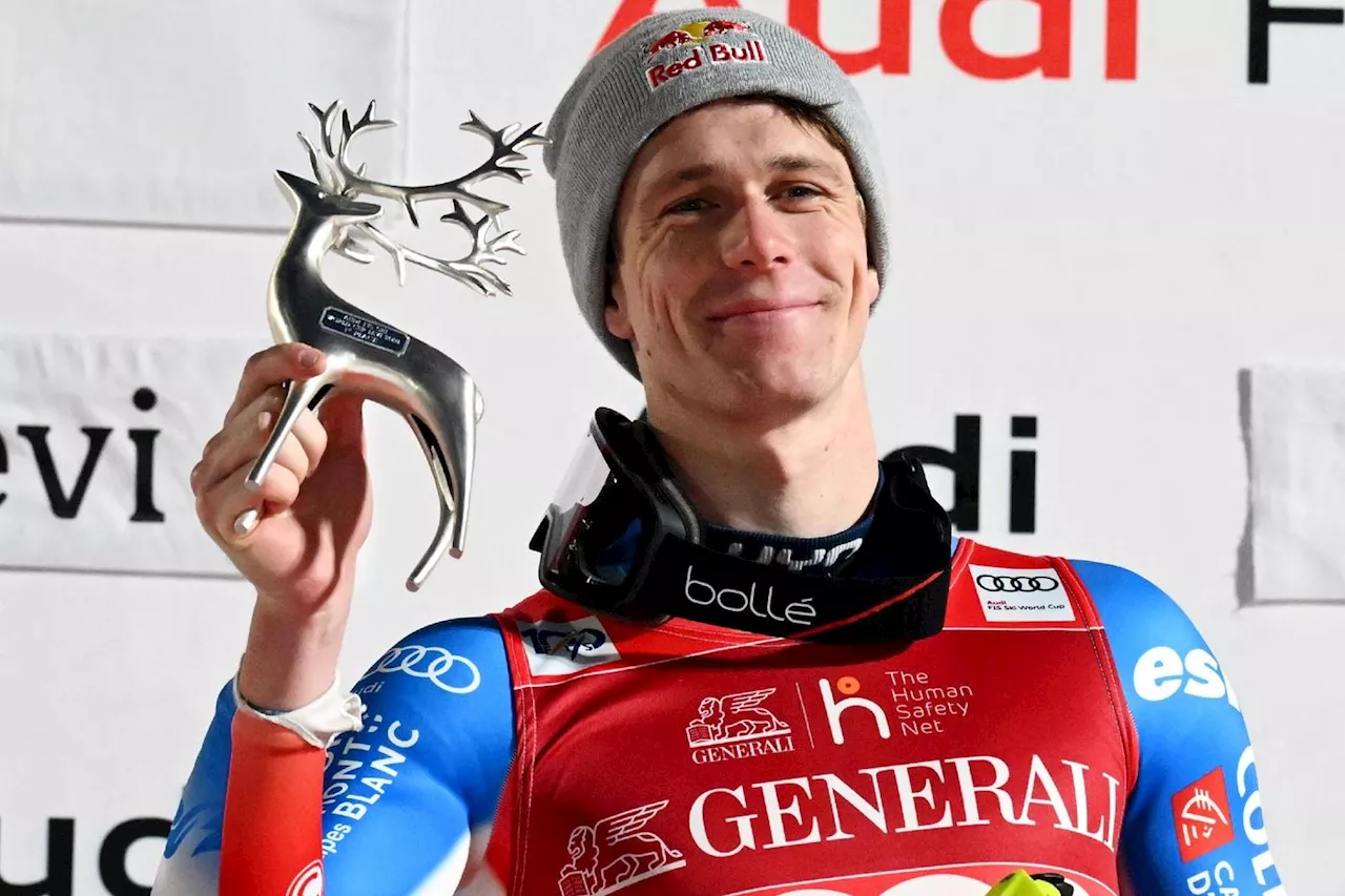 Ski alpin: «Ça fait beaucoup de bien à la confiance», savoure Noël, victorieux à Levi