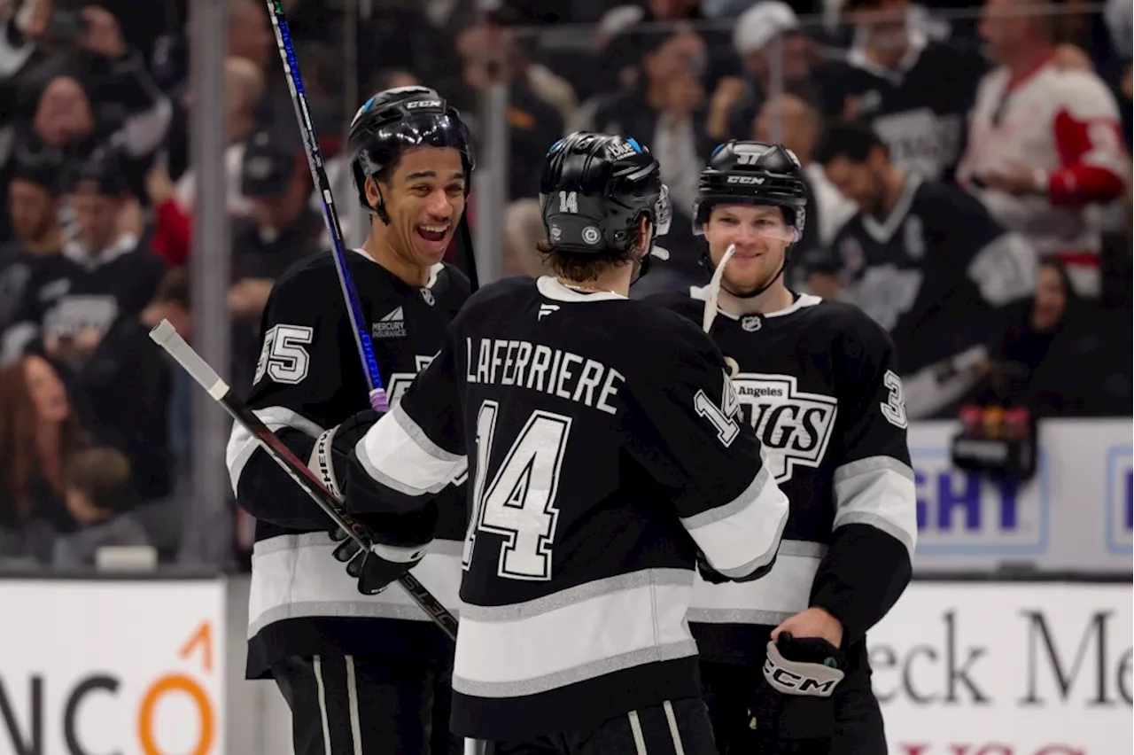 Kings rout Red Wings to open three-game homestand at Crypto.com Arena