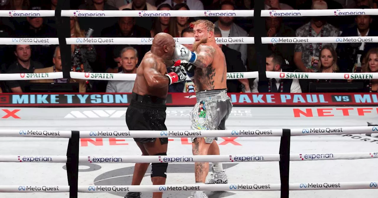 Mike Tyson vs Jake Paul: Netflix presume récord de audiencia en la pelea de box