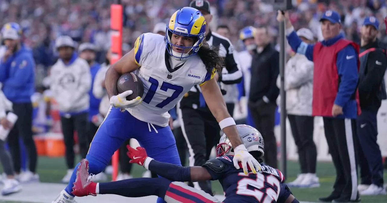 Cooper Kupp, Puka Nacua are hands on in Rams' win over Patriots in very different way