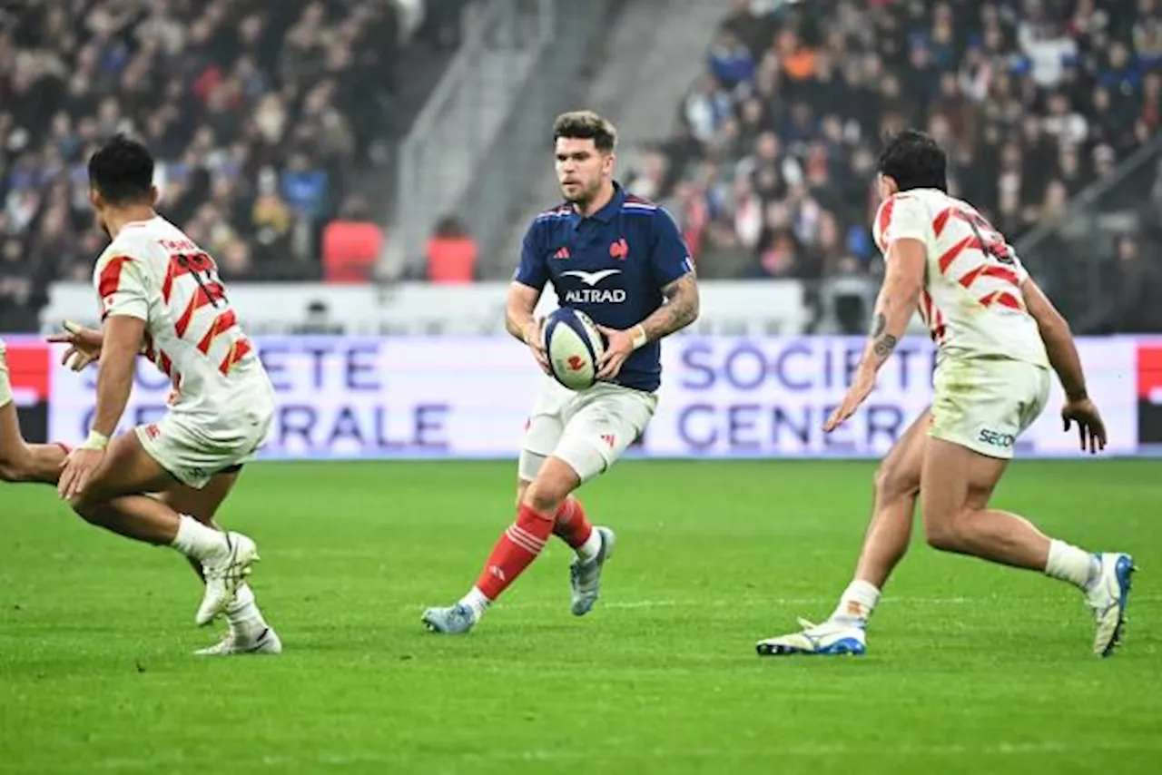 Matthieu Jalibert pas dans le groupe de l'équipe de France pour préparer l'Argentine