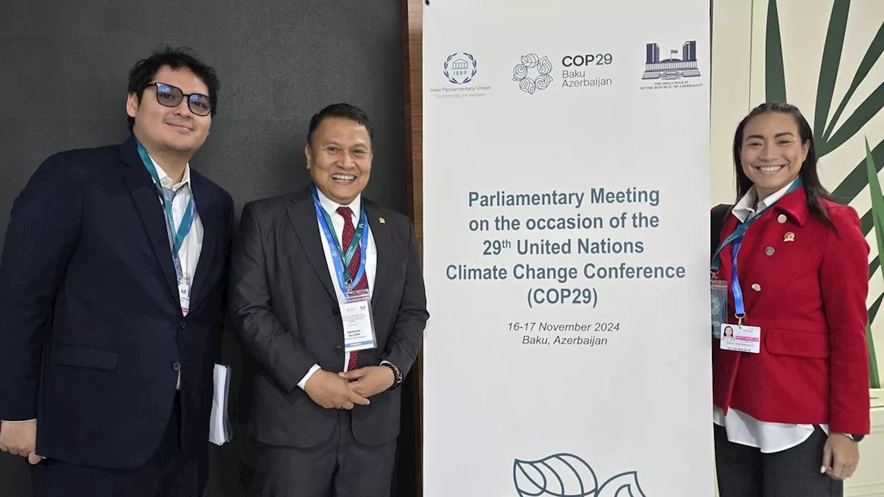 Ravindra DPR Dorong Komitmen Pendanaan Iklim Global Demi Transisi Keberlanjutan di COP29