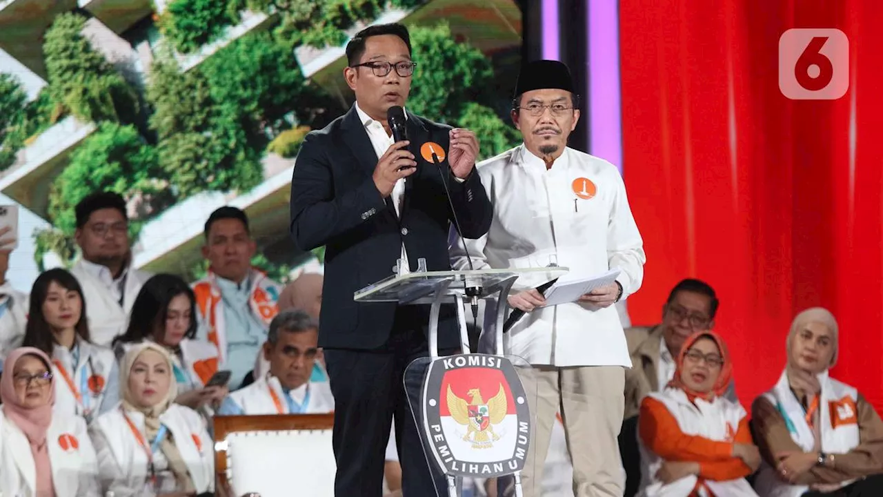 Tutup Debat Pilkada Jakarta 2024, Ridwan Kamil Siap Selalu Belajar dan Jadi Pemimpin Adil