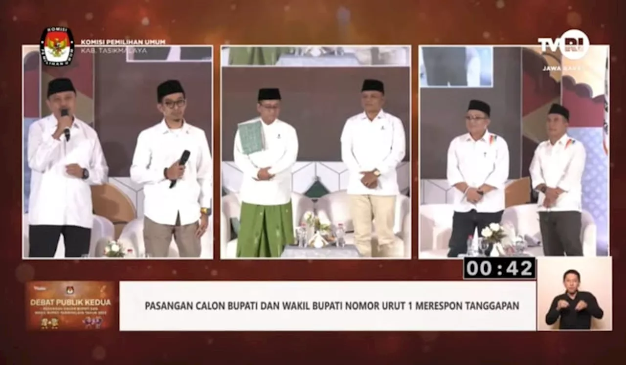 Debat Publik Pilkada Kabupaten Tasikmalaya Kedua, Tiga Pasangan Calon Dorong Ketahanan Pangan