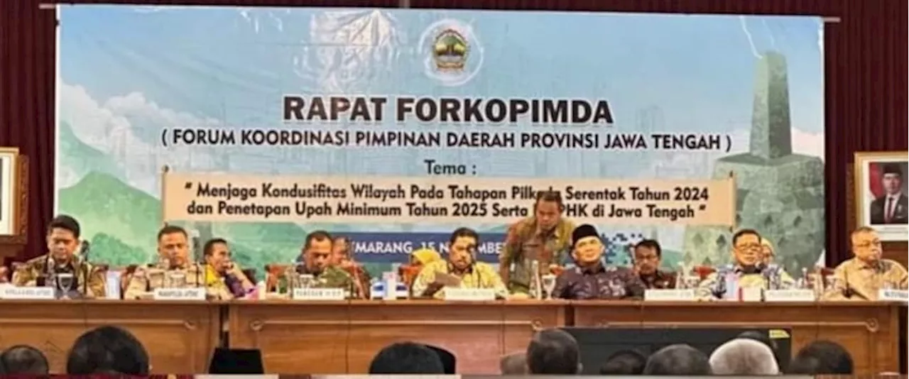 Pemprov Jawa Tengah Pastikan Pilkada Serentak Berlangsung Aman