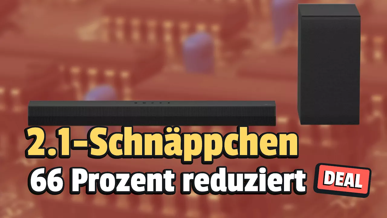 Für unter 100 Euro: Besseren TV-Sound mit 300 Watt gibt es jetzt zum Schnäppchenpreis