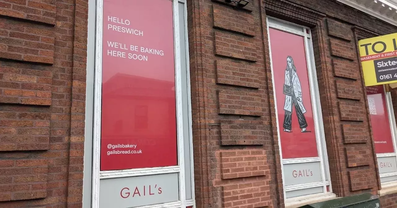 Locals spot error as GAIL's logo appears on windows ahead of bakery opening in Prestwich